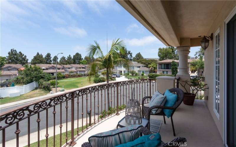 Great views and ocean air near the primary bedroom.