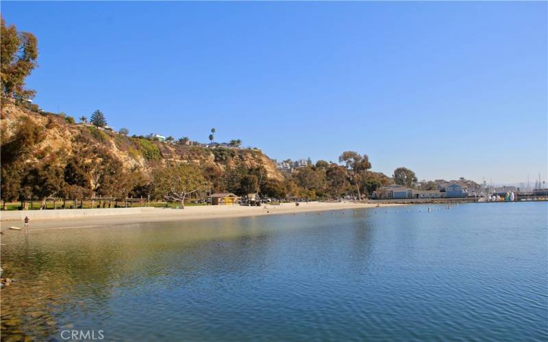 Baby beach in Dana Point Harbor.