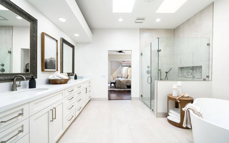 REMODELED MASTER BATHROOM