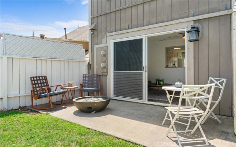 Another View of the Backyard/Back Patio and the Back of the Home