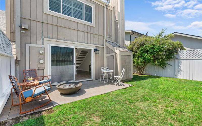 Another View of the Backyard/Back Patio and the Back of the Home