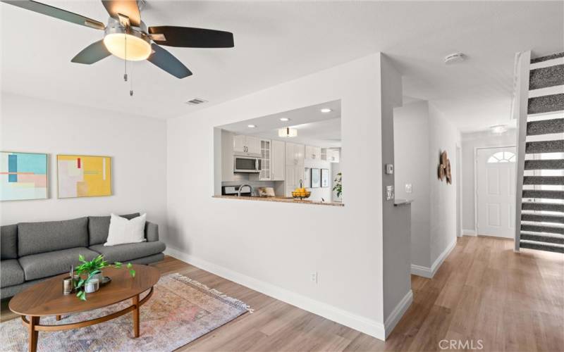 Another View of the Living/Family Room with Fireplace