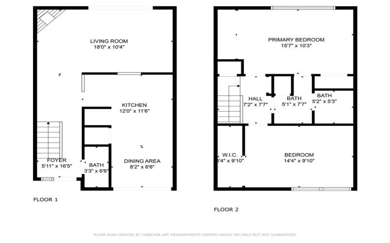 Floor Plan of the Enire Unit