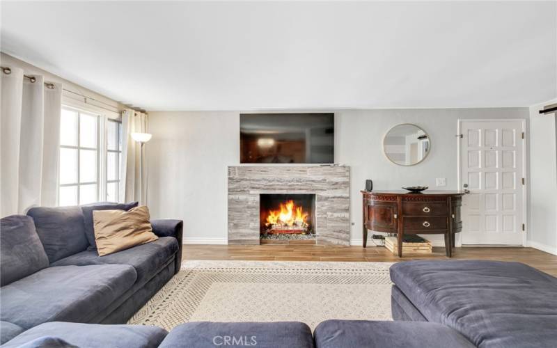 Living Room with Fireplace