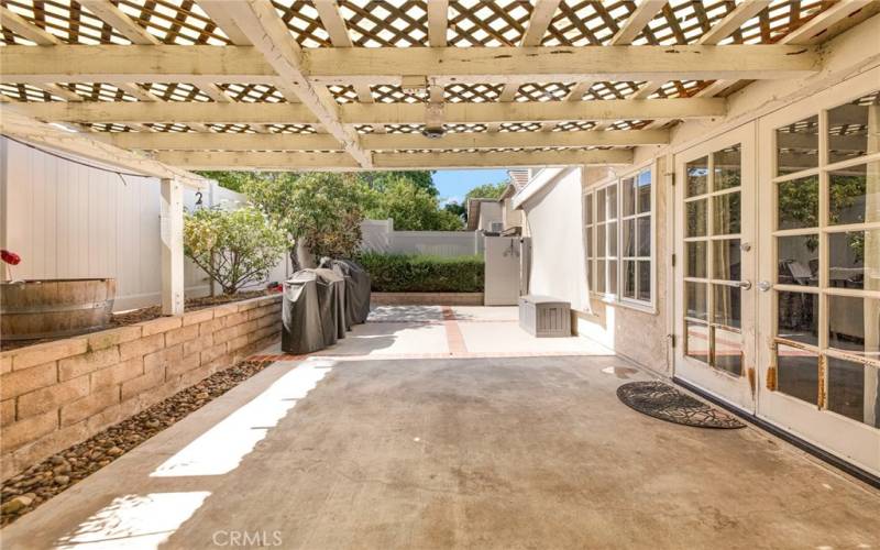 Patio Covered Back Yard