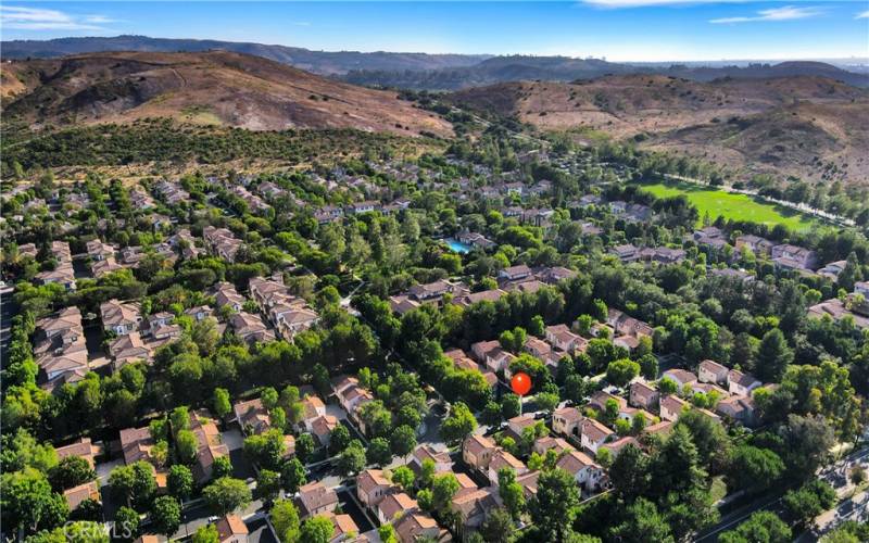 Nestled in the foothills of Shady Canyon