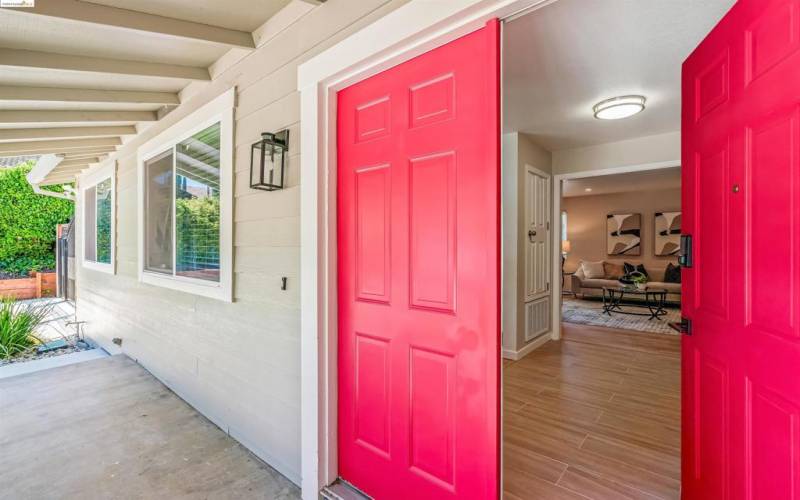 French Door Leading to Foyer