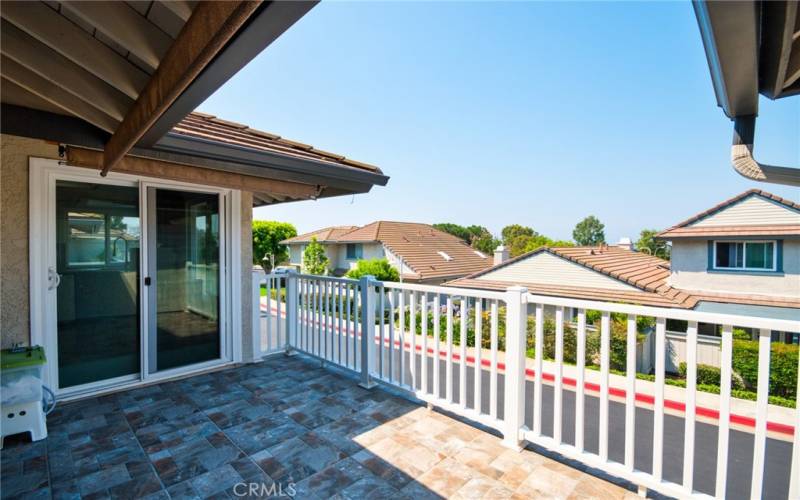 Balcony from living room.