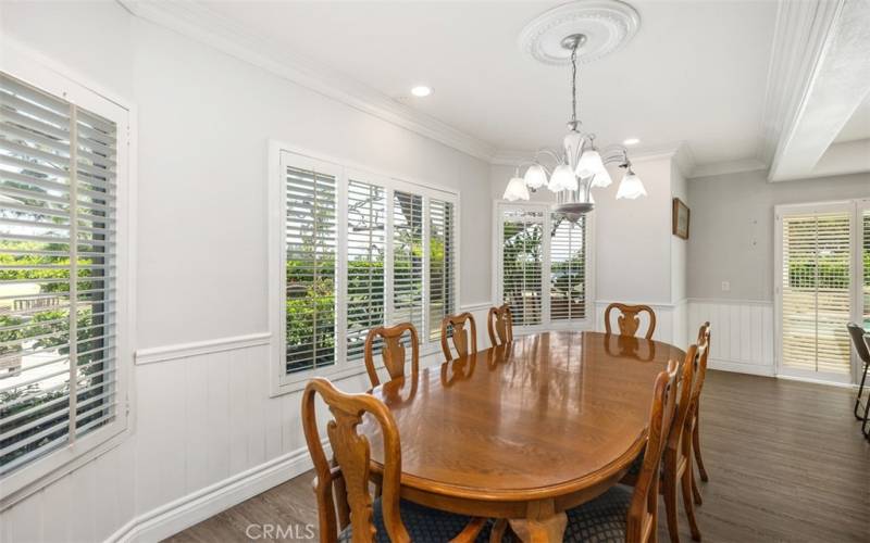 First level dining area