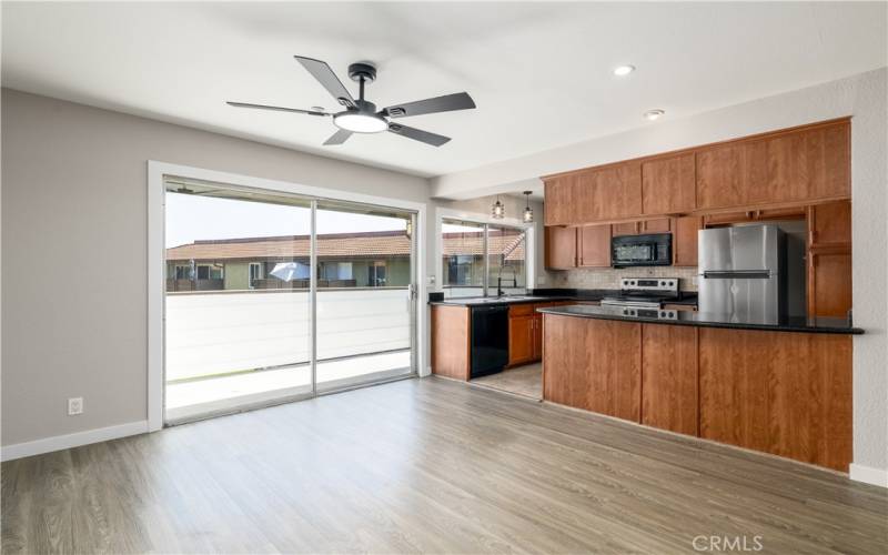 Dining Room and Balcony