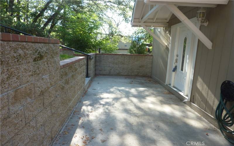 The front patio is the perfect place to relax in the mountain air
