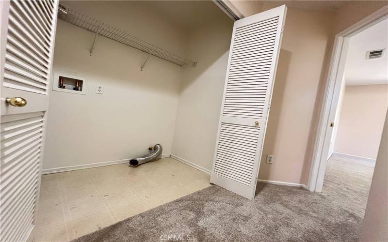 indoor washer and dryer room