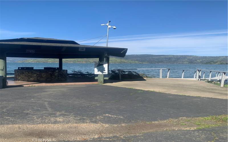 HOA Gazebo by the fishing pier and beach area