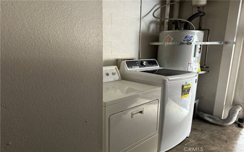 Shared new washer and dryer