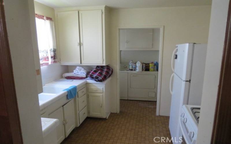 Kitchen and Laundry Area.