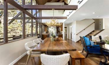 main level eating area open to living room