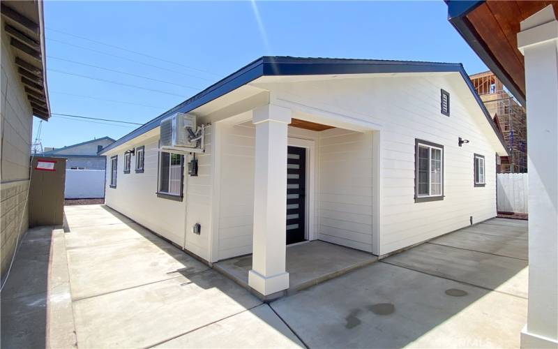 Newly built, detached ADU