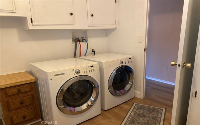 Inside laundry room