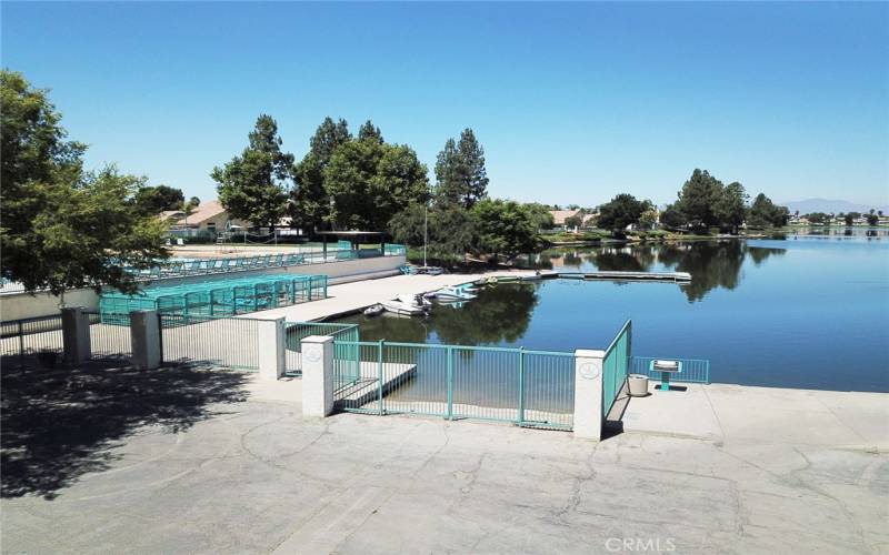 Menifee Lakes boat dock area