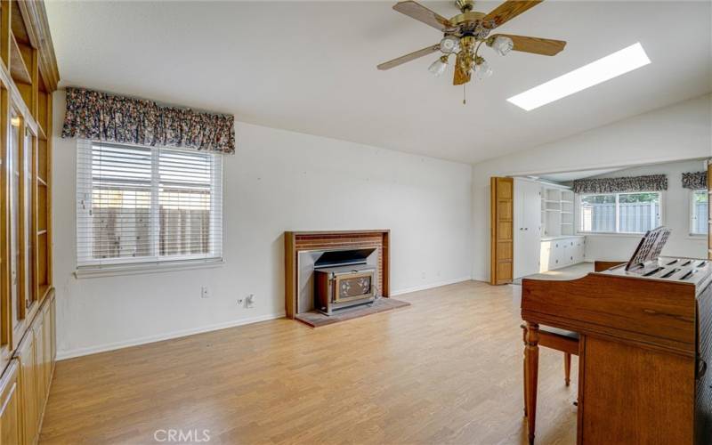 Living Room with Fireplace.