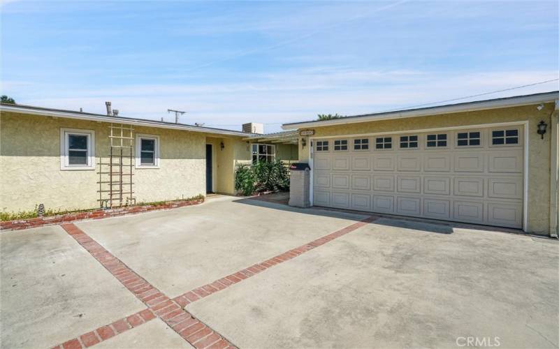 Garage and Entry to the home.