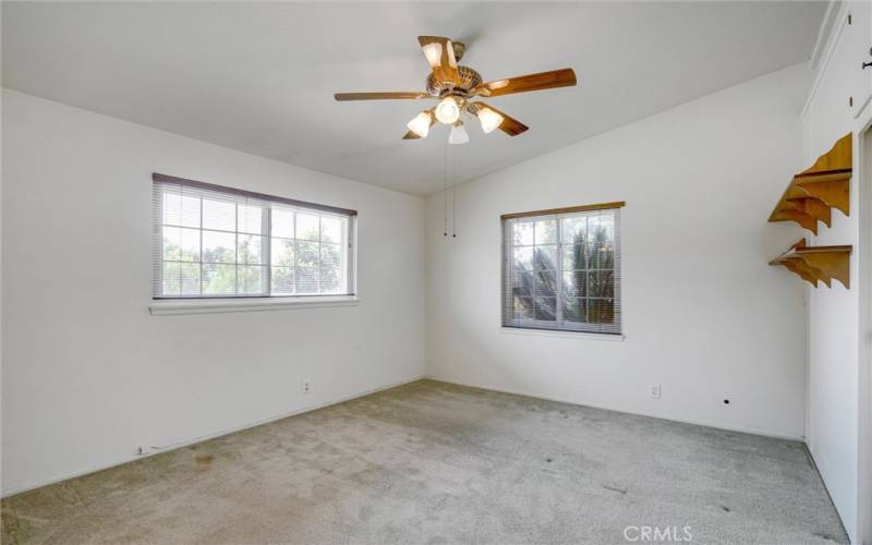 Bedroom #2. Ceiling Fan.