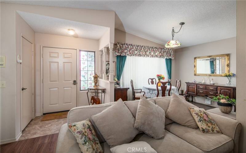 View from the Living Room with a separate Dining Room.