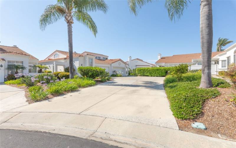 Long Driveway To Your New Ocean View Home.