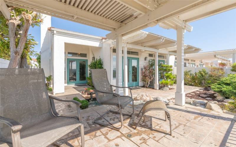 Raised Patio Towards The Home.