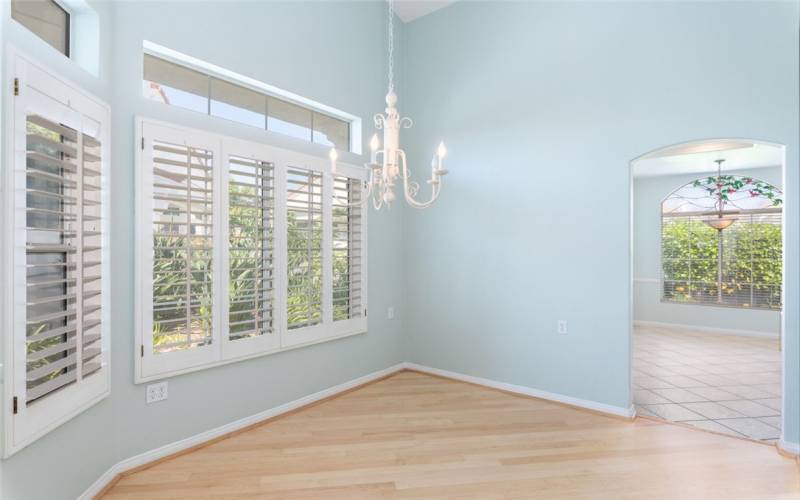 Formal Dining Room w/ Entry To Kitchen.