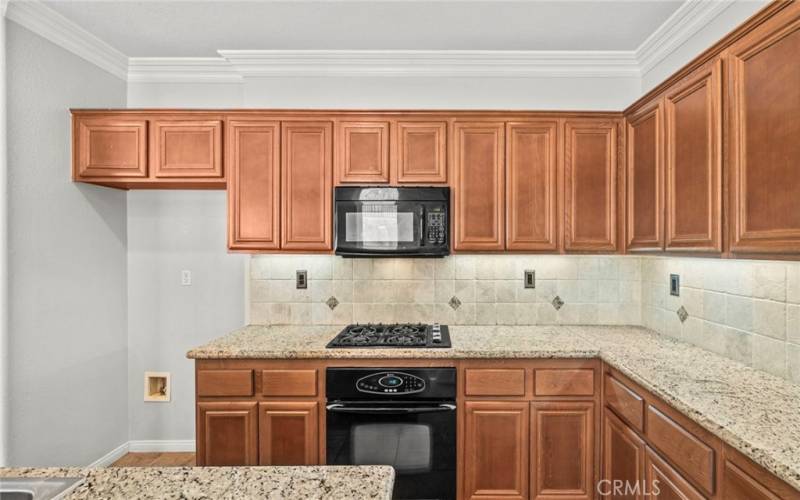 Enjoy the convenience and elegance of abundant cabinet space.