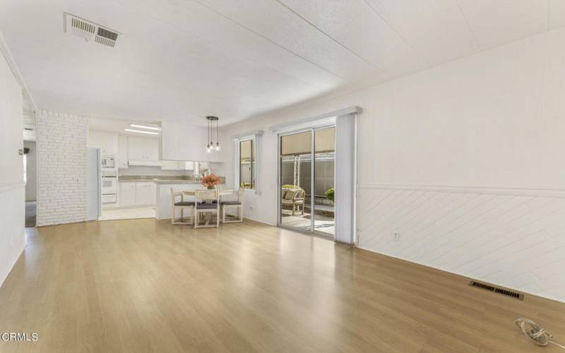 Family Room Open to the Kitchen