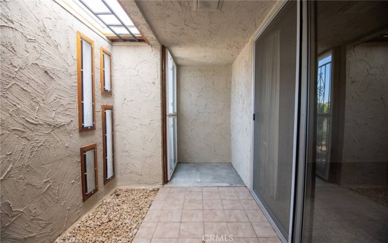 Patio off primary bedroom