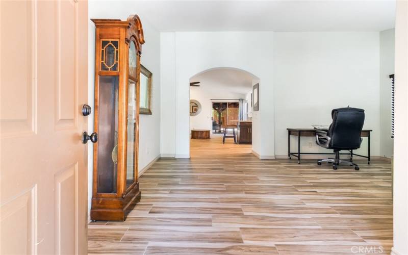 Front door Entry Into Living Room