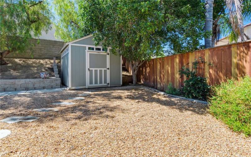 Tuff Shed in Backyard with Loads of Storage