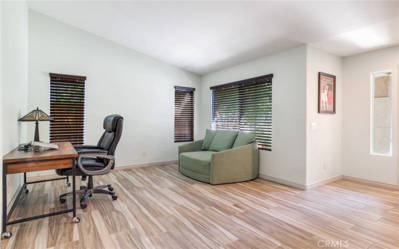 Living Room with Vaulted Ceilings