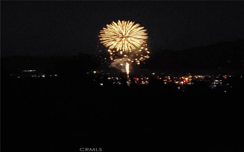 Fireworks from Deck