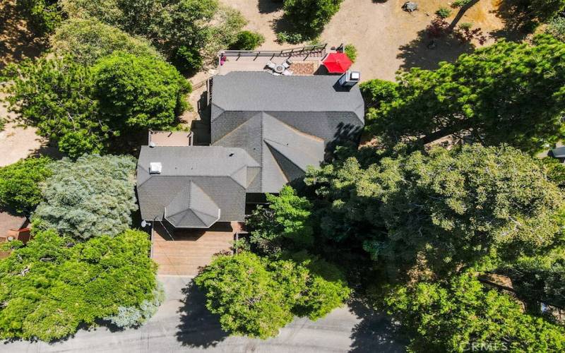 Aerial of House