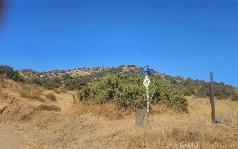 Looking north from the southwest corer.