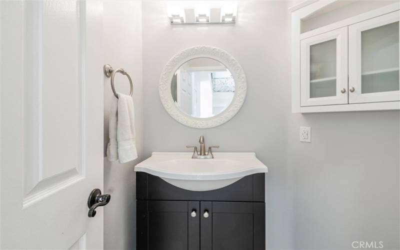 Downstairs guest bathroom