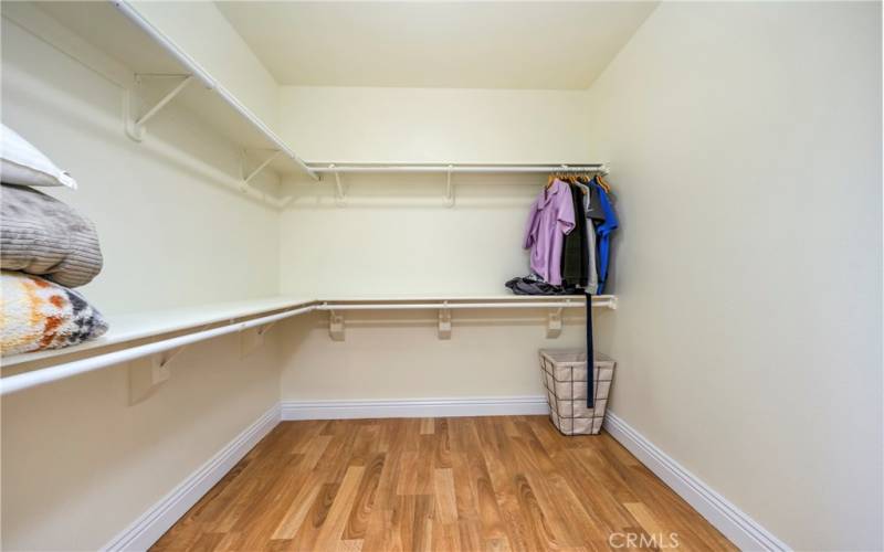 Primary Walk-In Closet