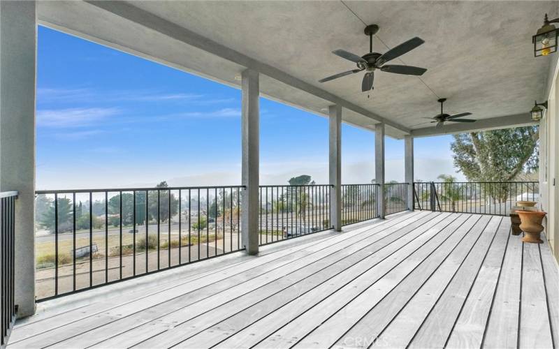 UPSTAIRS FRONT BALCONY