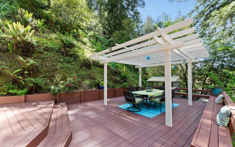 pergola on back deck