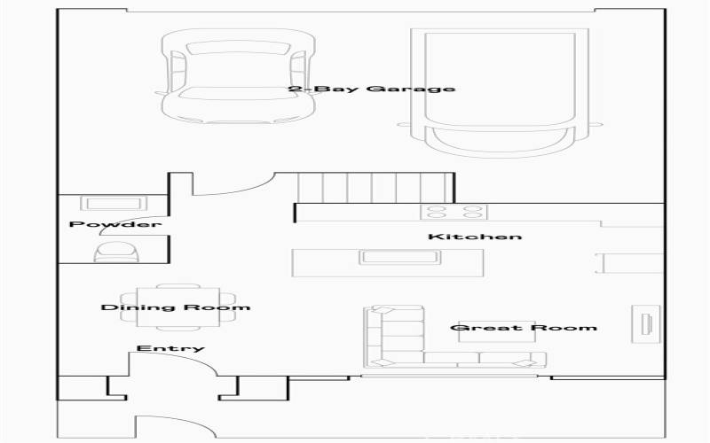 Residence 2 - Level 1 Floorplan