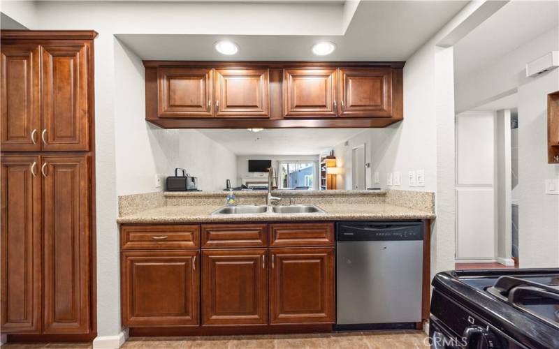 Kitchen includes dishwasher