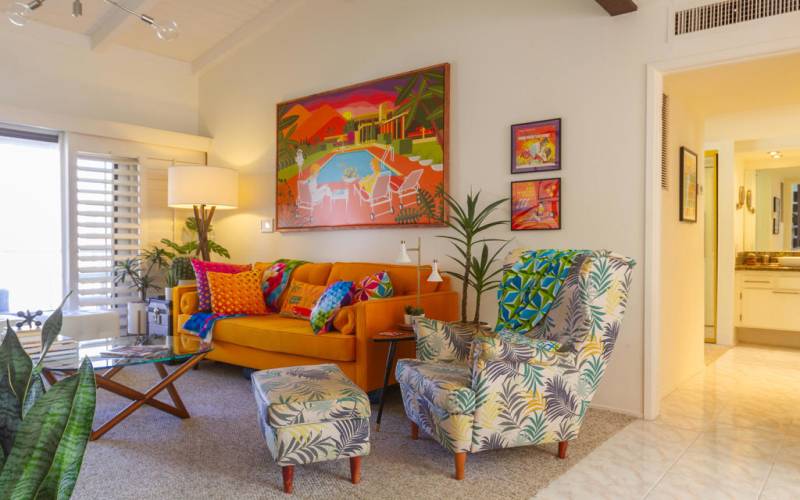 Living Room and Hallway