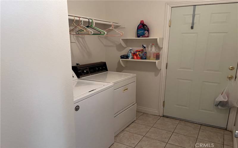 Laundry Room access to garage