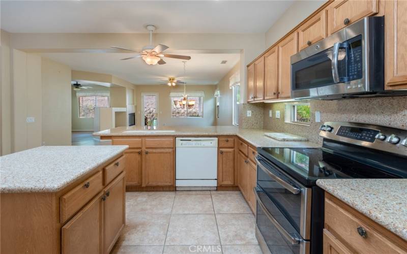 Kitchen open to great room