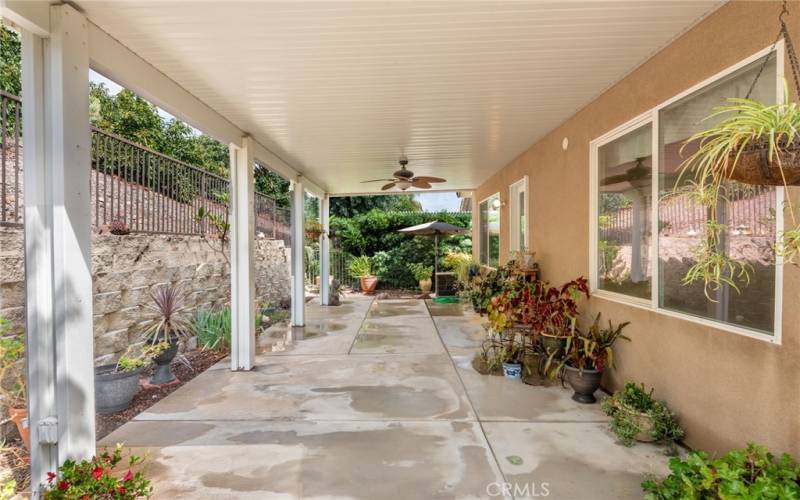 Covered patio