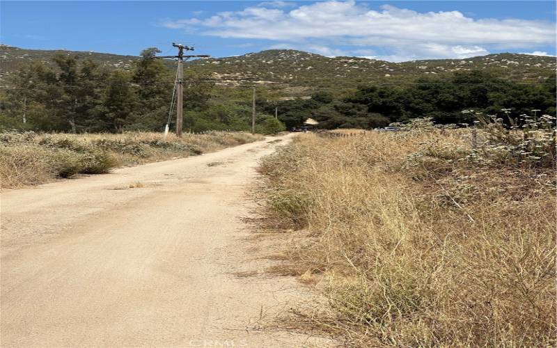 Runsin Road leading into parcels.